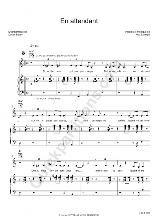 M Pokora Partition Piano