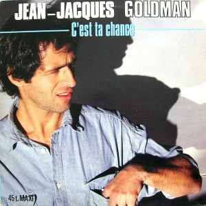 Partition piano C'est ta chance de Jean-Jacques Goldman