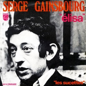 Partition piano Elisa de Serge Gainsbourg