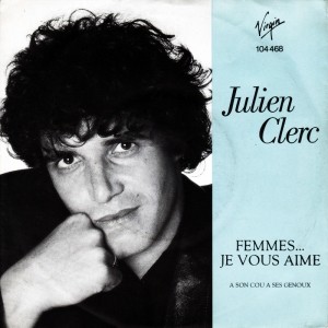 Partition piano Femmes je vous aime de Julien Clerc