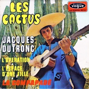 Partition piano Les cactus de Jacques Dutronc