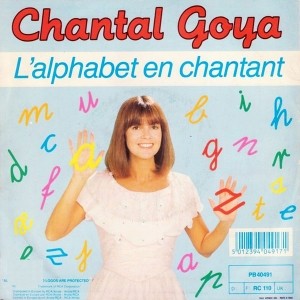 pochette - L'alphabet en chantant - Chantal Goya