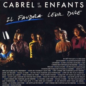 pochette - Il faudra leur dire - Francis Cabrel