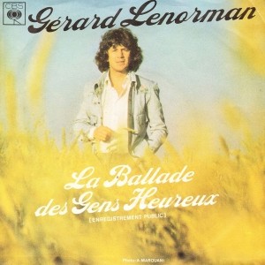 Pochette - La ballade des gens heureux - Gérard Lenorman