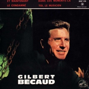 pochette - Et maintenant - Gilbert Bécaud