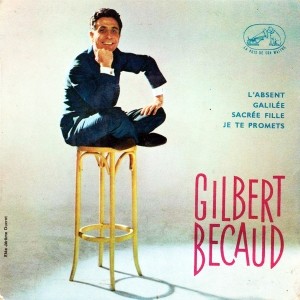 pochette - L'absent - Gilbert Bécaud