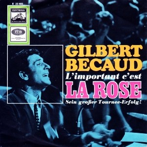 Pochette - L'important c'est la rose - Gilbert Bécaud