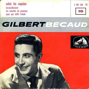 pochette - Les marchés de Provence - Gilbert Bécaud