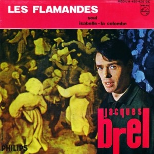 Pochette - Les flamandes - Jacques Brel