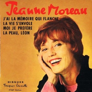 pochette - La peau Léon - Jeanne Moreau