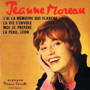 Pochette - La peau Léon - Jeanne Moreau