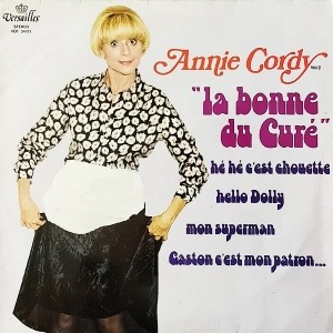 Partition piano La bonne du curé de Annie Cordy