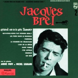 pochette - La bourrée du célibataire - Jacques Brel