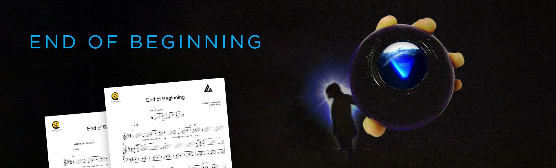 Partition piano End of Beginning de Djo