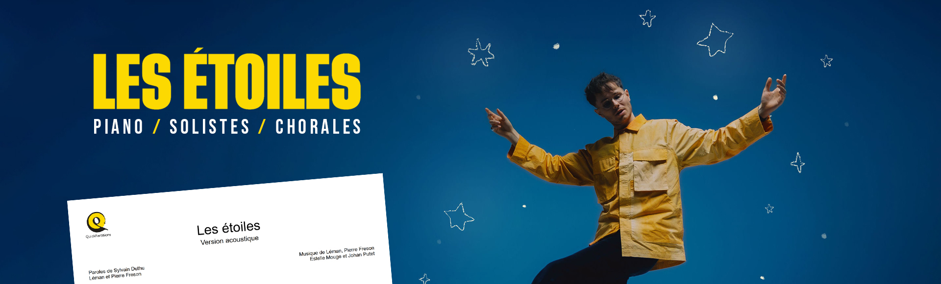 Partitions piano Les étoiles de Léman
