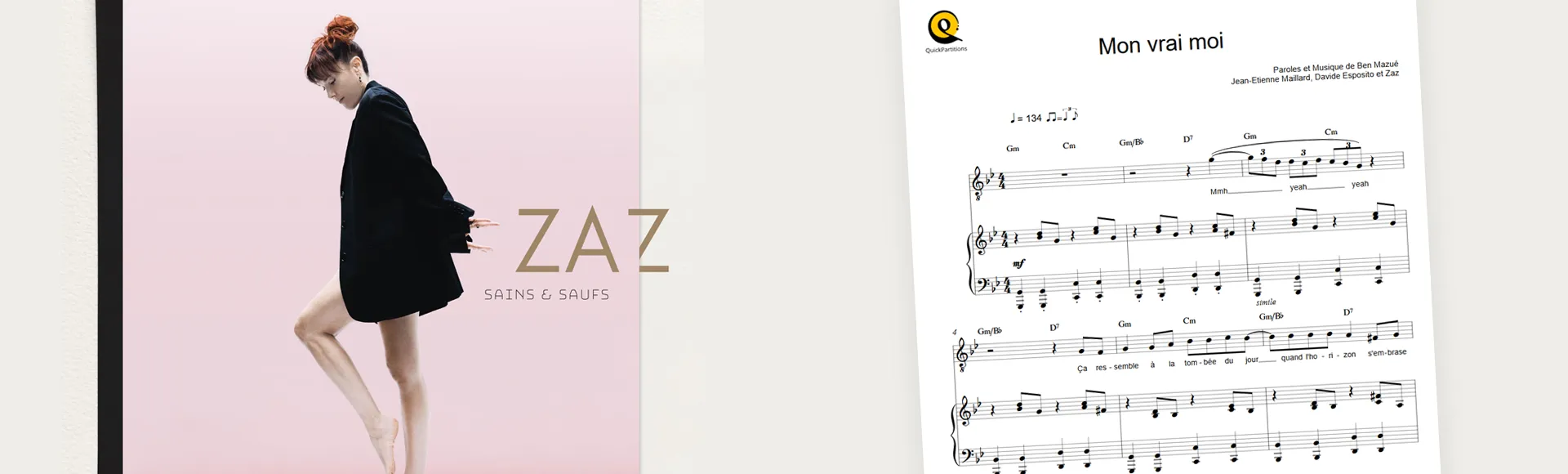 Partition de Zaz, Mon vrai moi