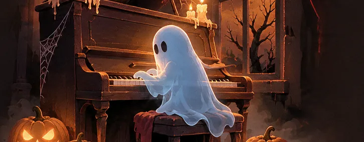 fantôme au piano