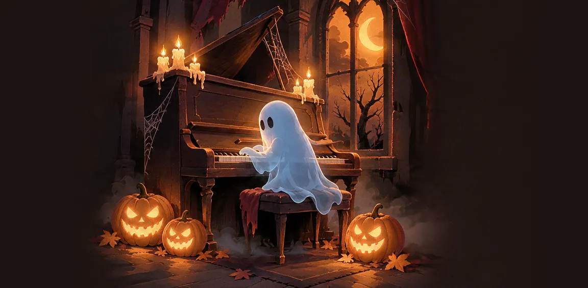fantôme au piano