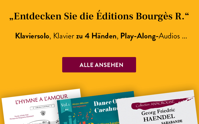 partitions des editions bourges r.