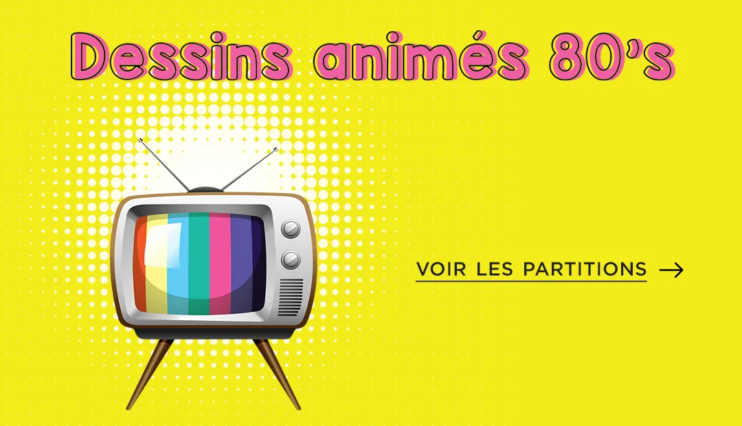 Partitions de dessins animés 80