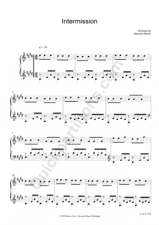 Coeur De Pirate Piano Sheet Music Epic Sheet Music