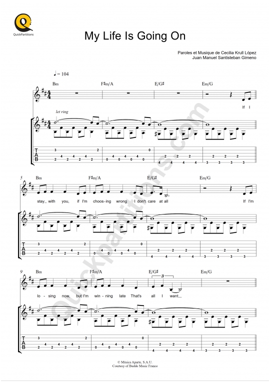 Épinglé par Martin Van 't Hoofd sur Pianomuziek  Partition guitare  classique, Accord guitare chanson, Tablature guitare facile