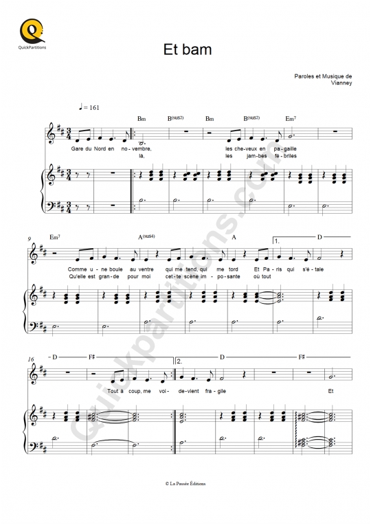 Et bam Piano Sheet Music - Mentissa