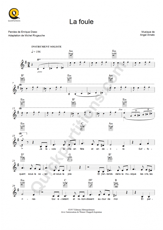 partition-pour-instruments-solistes-la-foule-de-edith-piaf