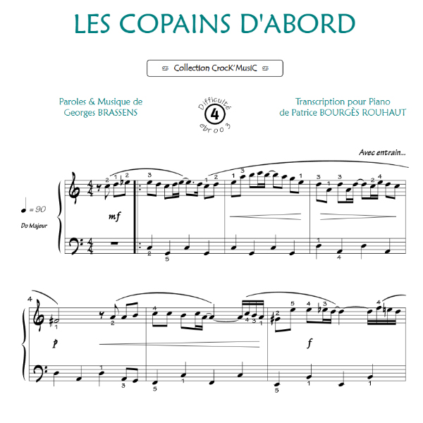 pochette - Les copains d'abord - Editions Bourgès
